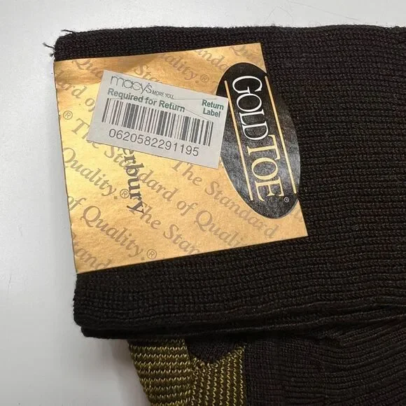Gold Toe Men's Canterbury Over the Calf Dress Socks 5 pairs - Picture 3 of 6